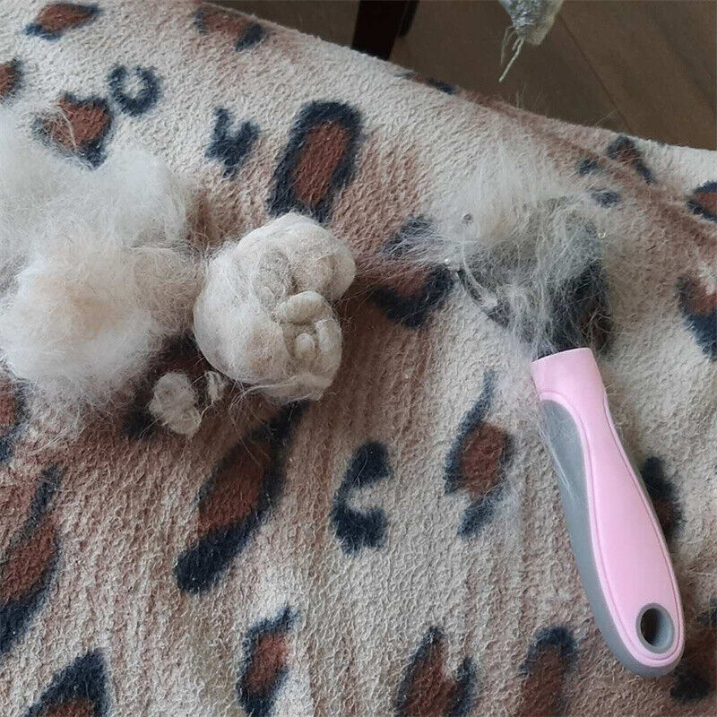Escova Anti-Nós com Dentes em Aço Inoxidável – Para Pelagem Espessa | Painless Pet Hair Remover - Thick Coat Dematting & Shedding Tool