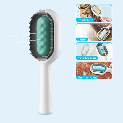 Kit Limpeza para Gatos | Escova + Raspador para Móveis e Roupa